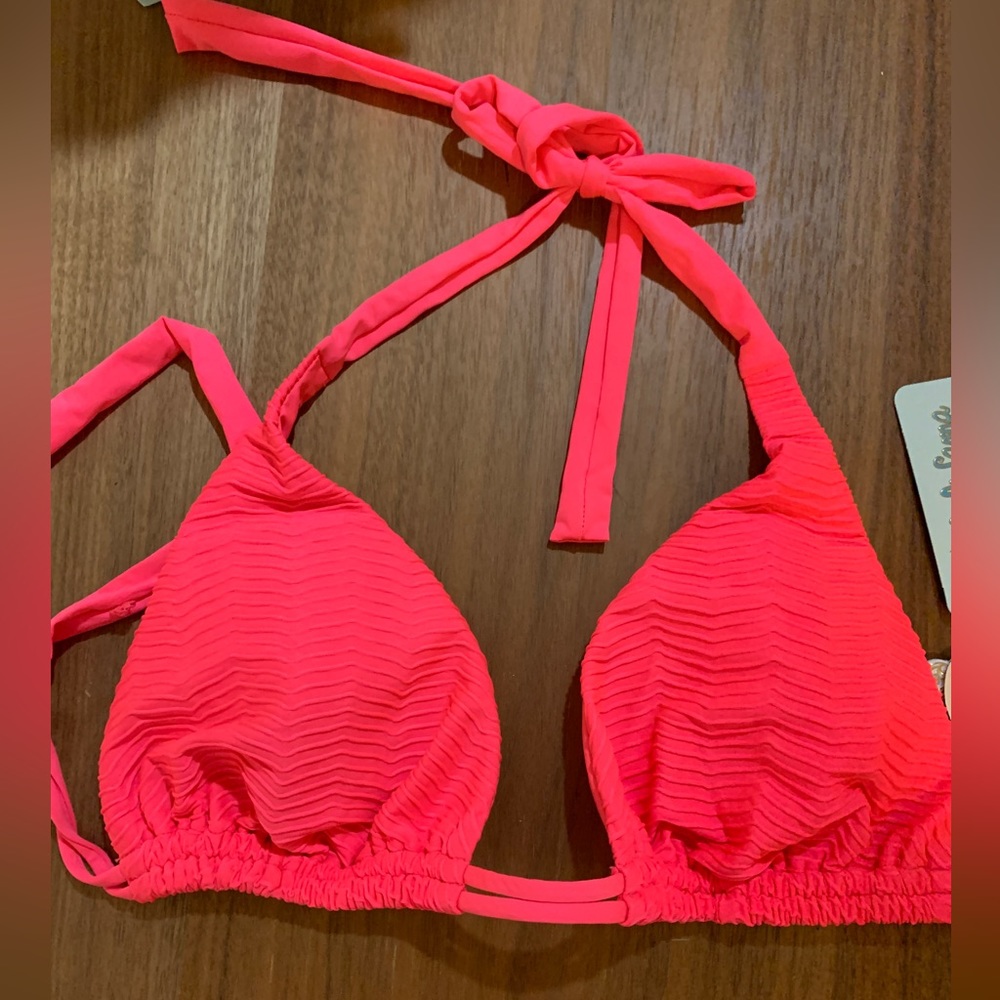 NWT LULI FAMA SWIM BIKINI TOP LARGE
